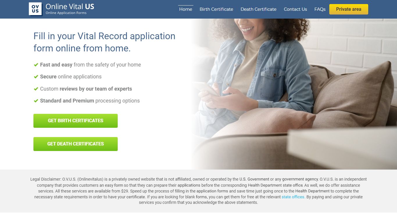 Order your Vital Records | Online Vital US